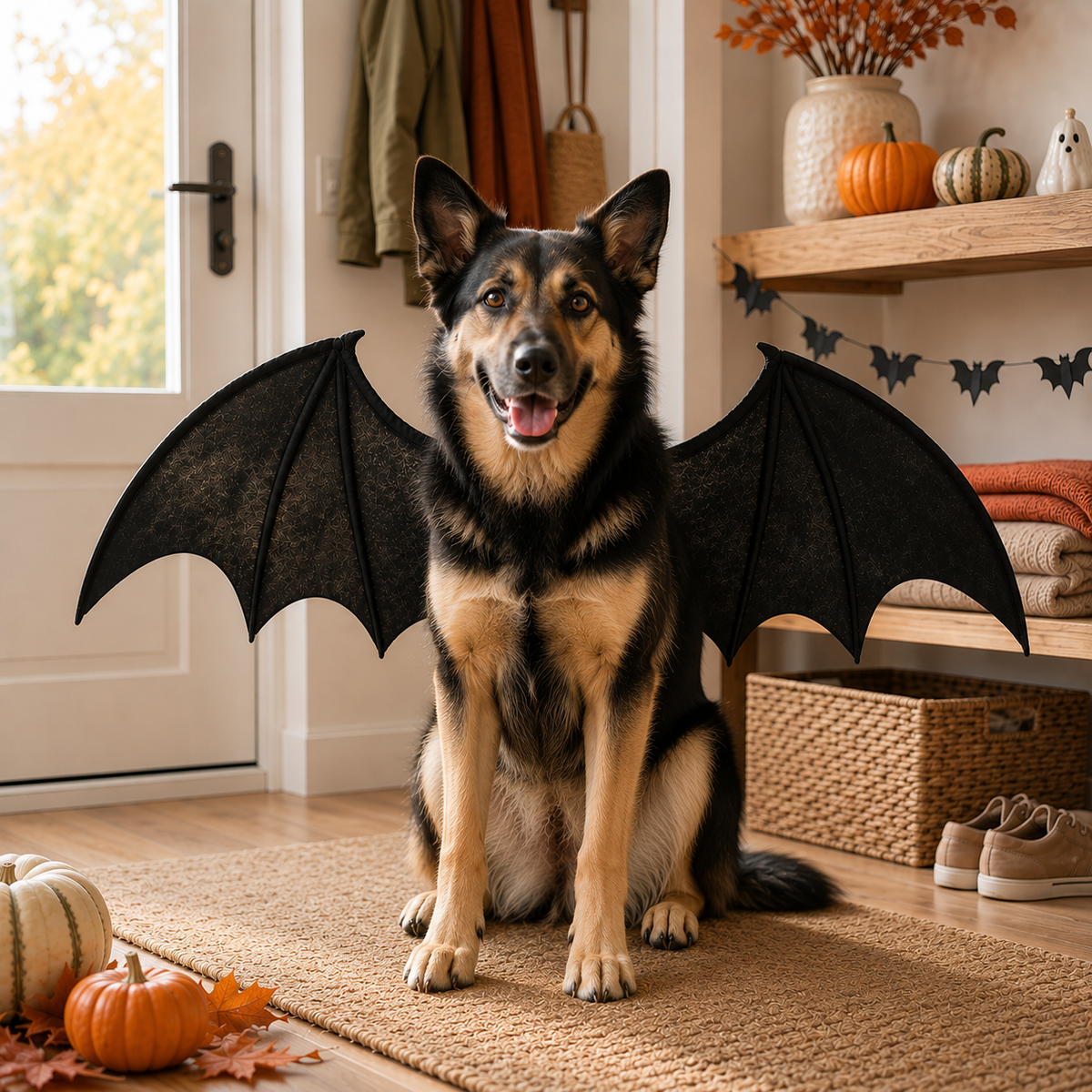 Halloween Hundekostüm Fledermaus Flügel für Hunde
