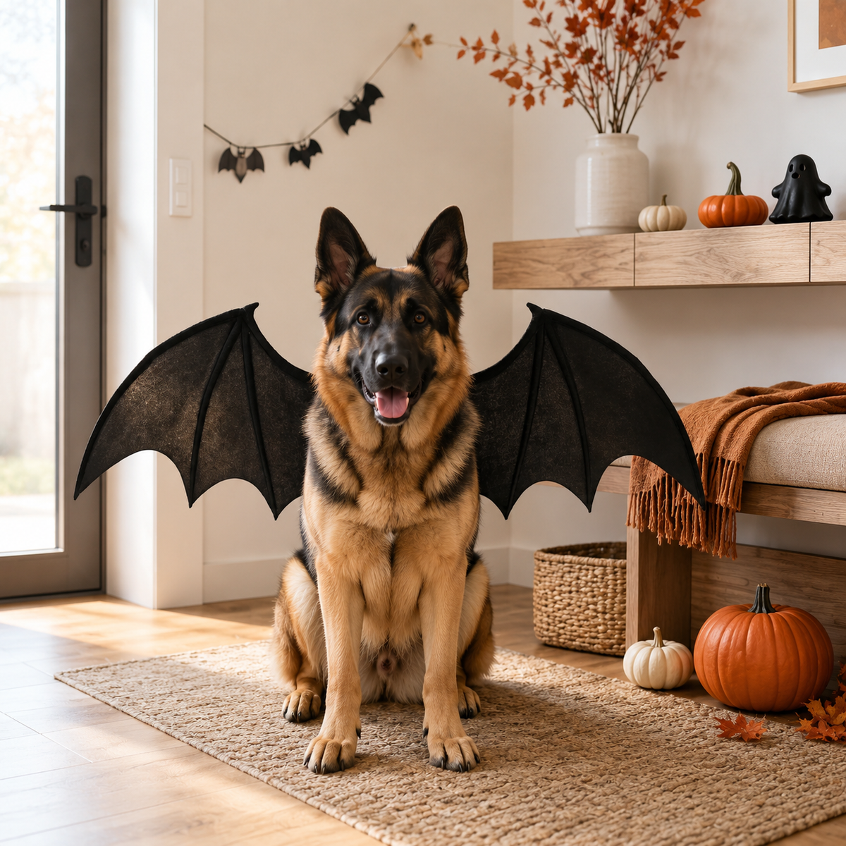 Halloween Hundekostüm Fledermaus Flügel für Hunde