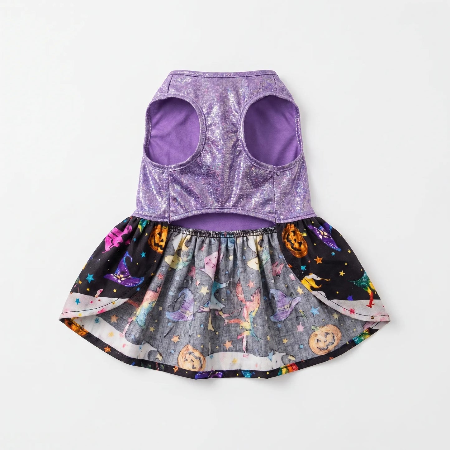 Halloween Hundekostüm Glitzerkleid mit Rock für kleine Hunde