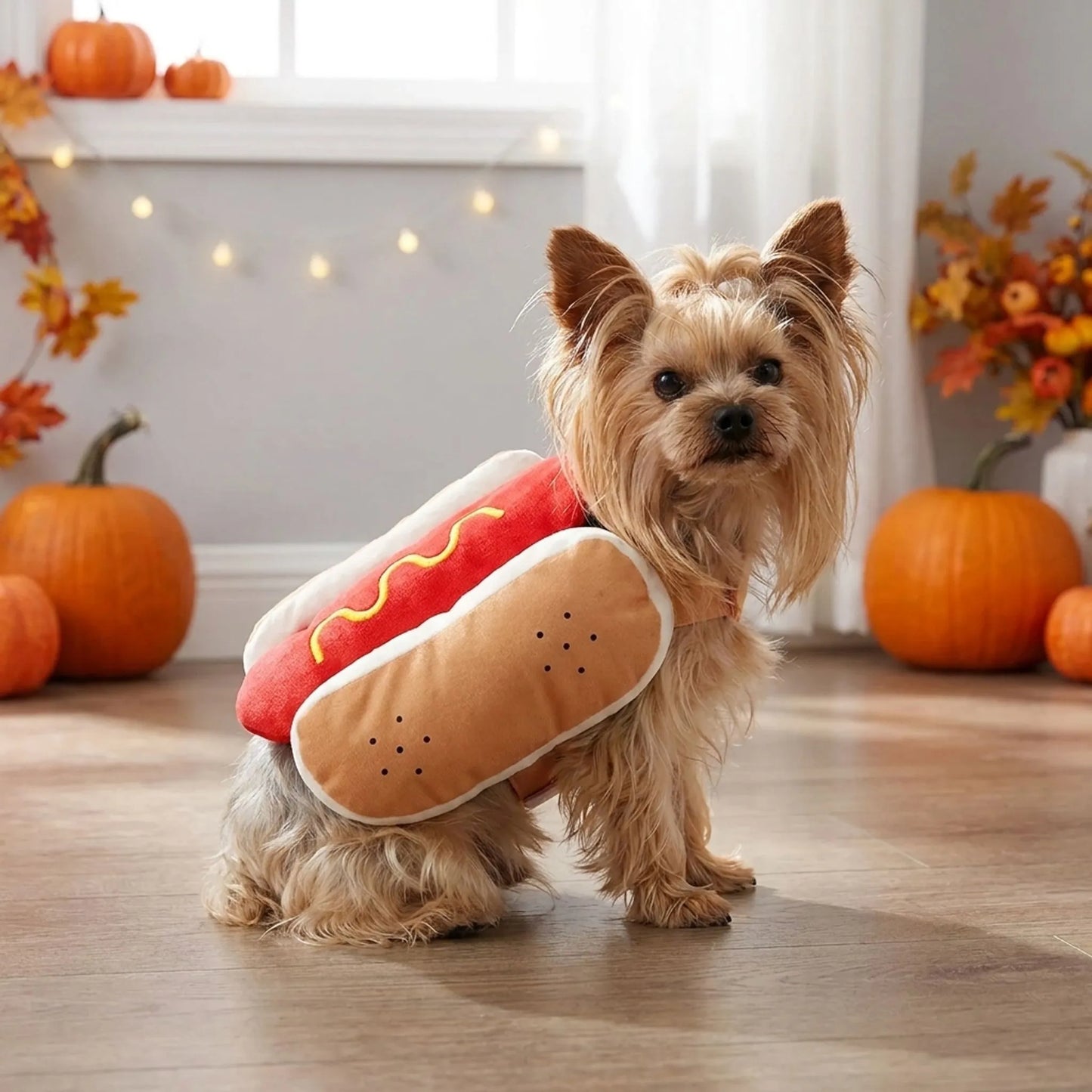 Halloween Hundekostüm Hot Dog Kostüm für Hunde
