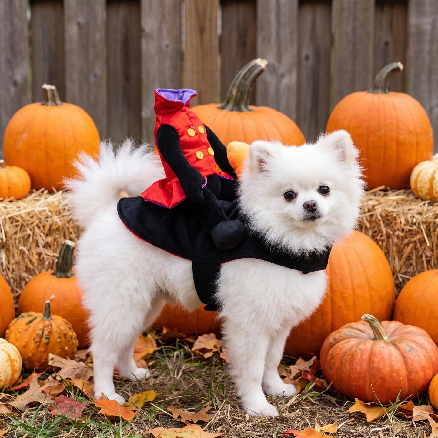 Halloween Hundekostüm Kürbis Reiter Kostüm für Hunde