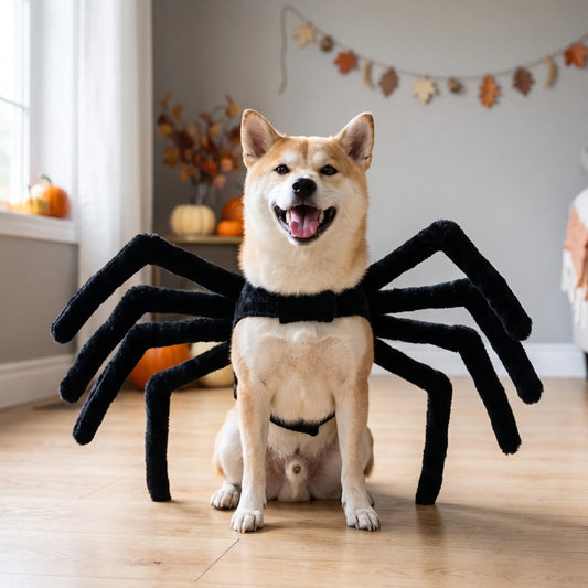 Halloween Hundekostüm Spinne mit Spinnenbeinen für Hunde