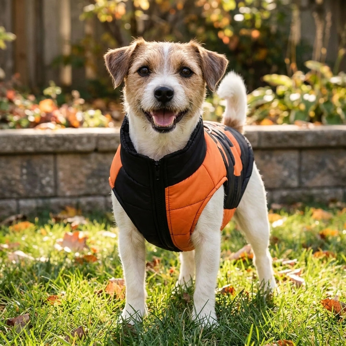 Halloween Hundemantel Gefüttert mit Halloween Motiven für Hunde