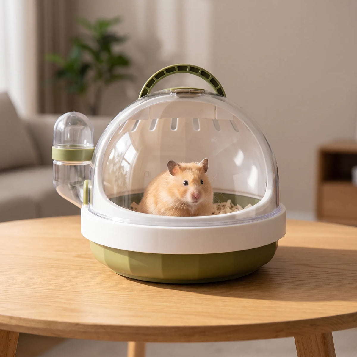 Hamster Transportbox Mit Transparentem Deckel