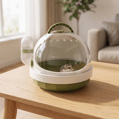 Hamster Transportbox Mit Transparentem Deckel