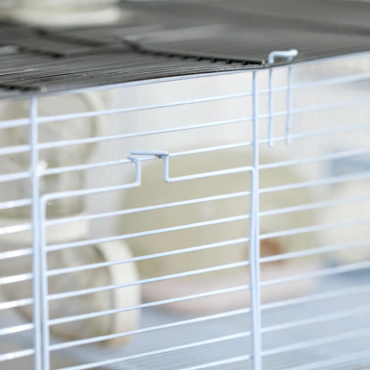 Hamsterkäfig Mit Röhrensystem Erhöhter Ebene