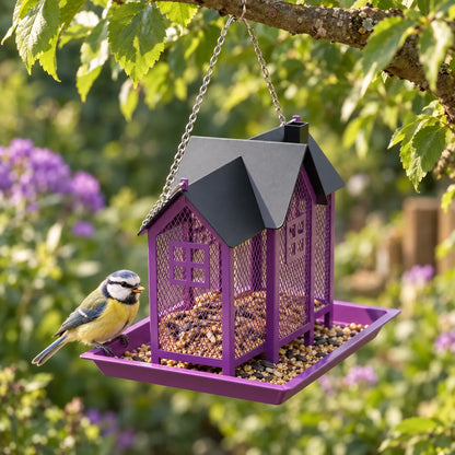 Hängendes Vogelfutterhaus Für Den Garten