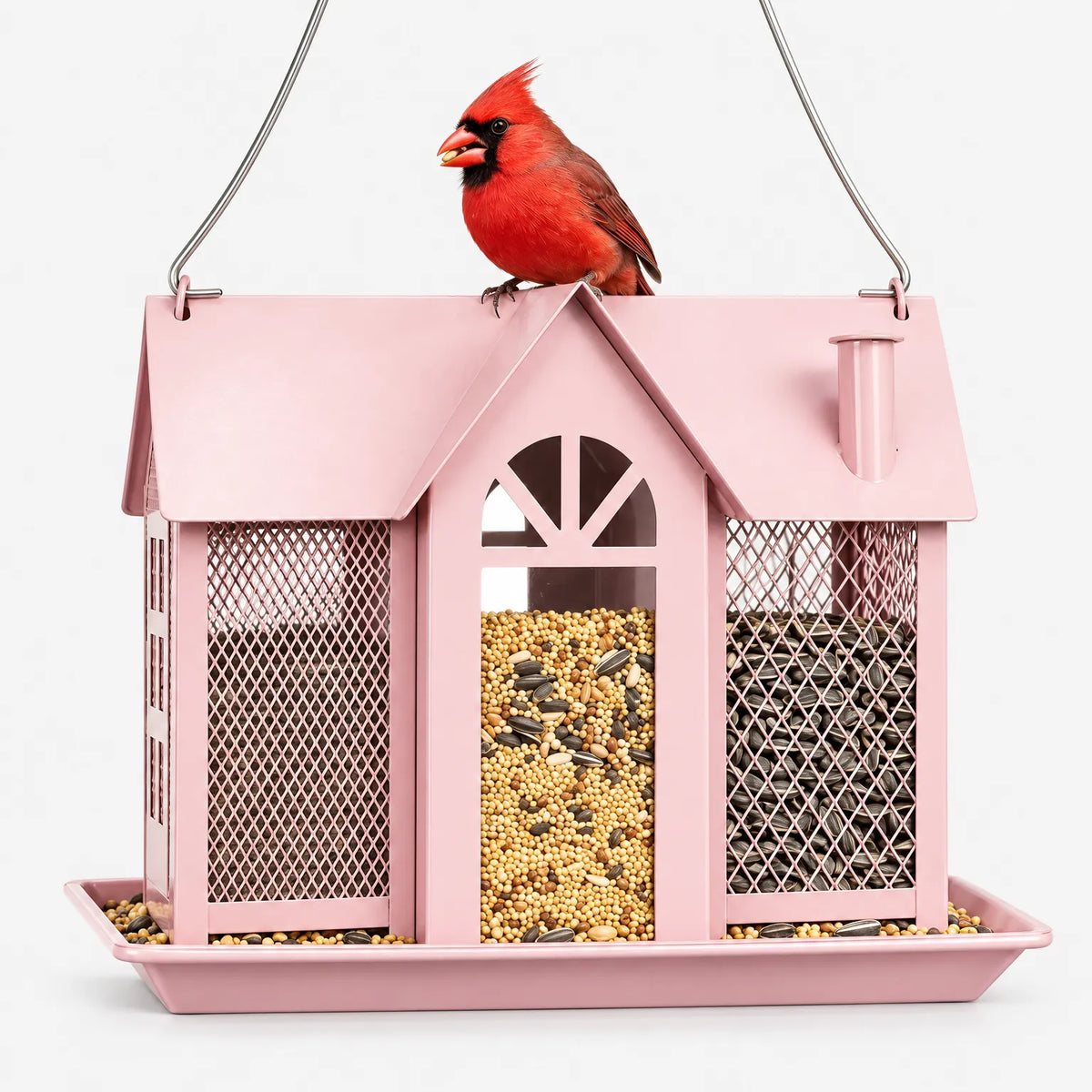 Hängendes Vogelfutterhaus Für Den Garten