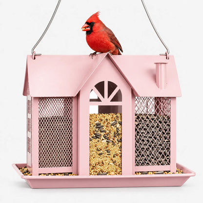 Hängendes Vogelfutterhaus Für Den Garten