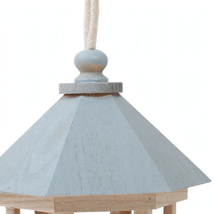 Hängendes Vogelfutterhaus Im Pavillon Design