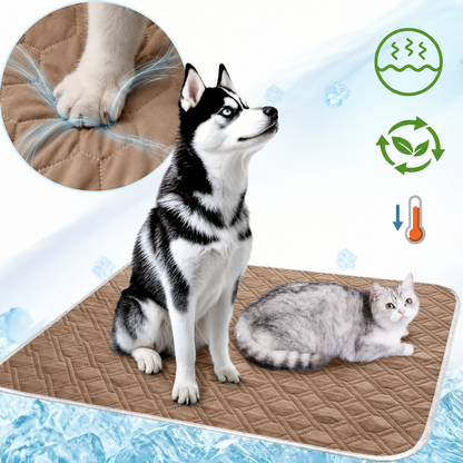 Haustier Kuehlmatte Ice Fiber atmungsaktiv fuer Sommer | Kemorla