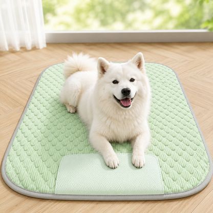 Haustierkuehlmatte atmungsaktiv aus Polyester fuer Hunde und Katzen | Lorpex