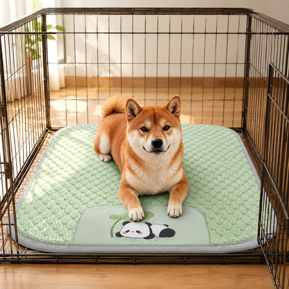 Haustierkuehlmatte atmungsaktiv aus Polyester fuer Hunde und Katzen | Lorpex