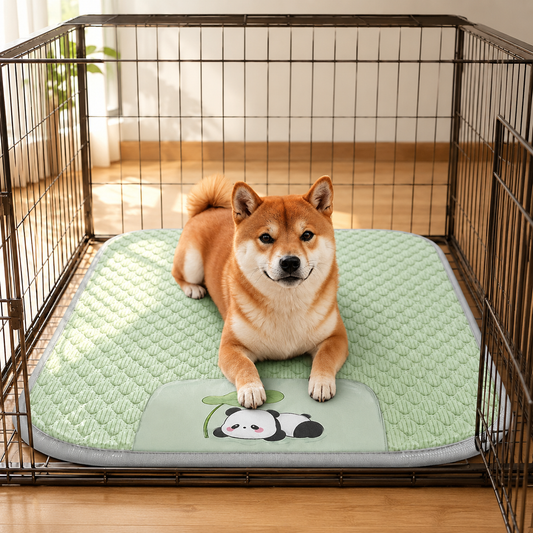 Haustierkuehlmatte atmungsaktiv aus Polyester fuer Hunde und Katzen | Lorpex