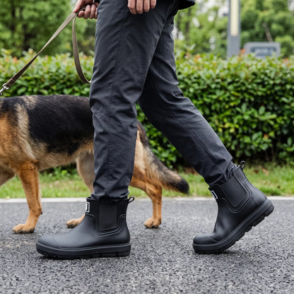 Herren Gummistiefel Im Chelsea-Stil