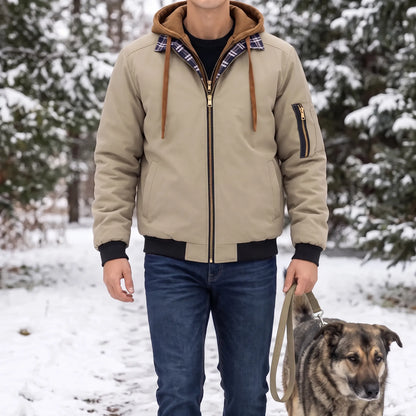 Herren Kapuzenjacke Mit Reißverschluss