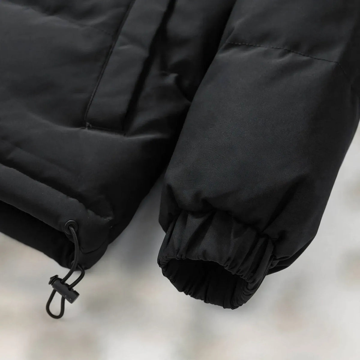 Herren Winterjacke Mit Kapuze Und Taschen