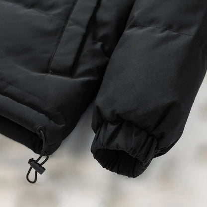 Herren Winterjacke Mit Kapuze Und Taschen