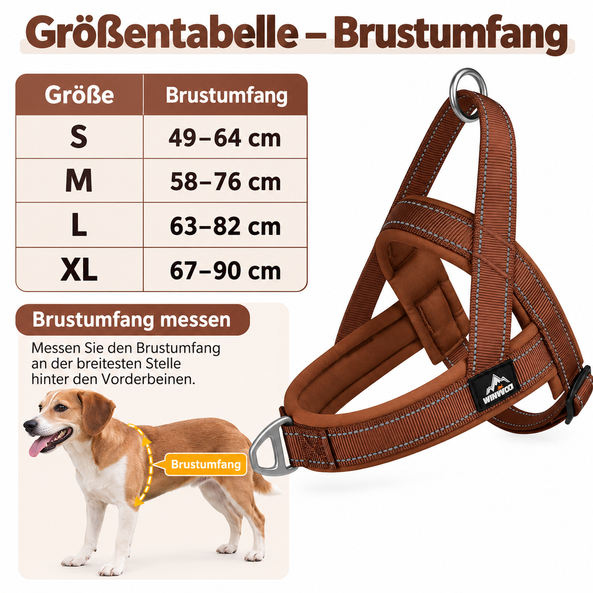 Horst | Reflektierendes No Pull Hundegeschirr