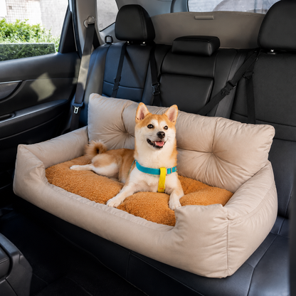 Hunde Autositz mit Gurten und rutschfester Unterseite | Vexley