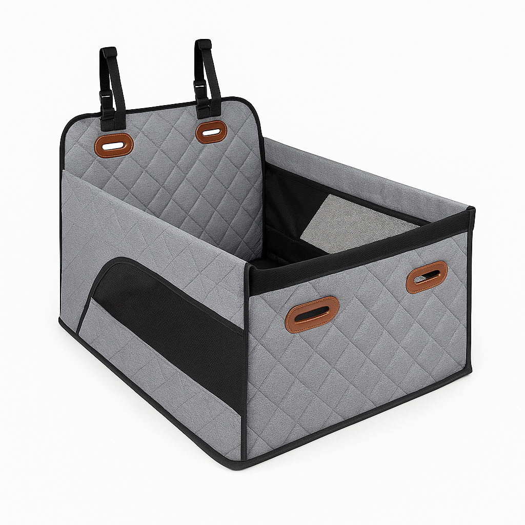 Hunde Autositz mit fester Bodenplatte für kleine Hunde | Tork