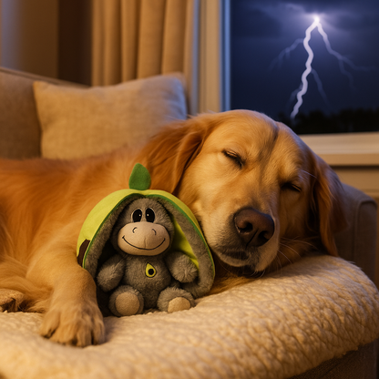 Hunde Kuscheltier mit Atembewegung für Geräusche | Alfi