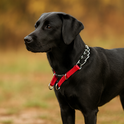 Hunde Trainingshalsband mit Metallschlaufen und Gummipins | Utek