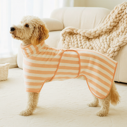 Hundebademantel mit Mikrofaser für Nasswetter | Mellow