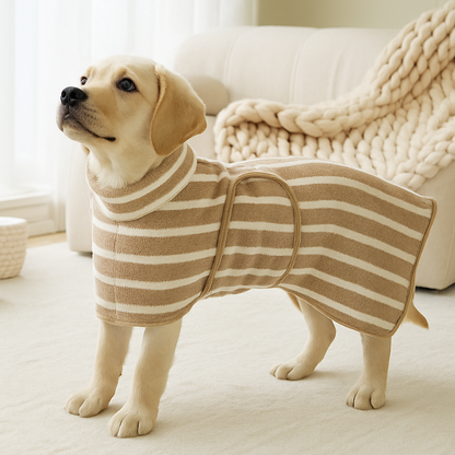 Hundebademantel mit Mikrofaser für Nasswetter | Mellow