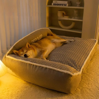 Hundebett mit Flanellbezug und weicher Füllung für Hunde | Torque