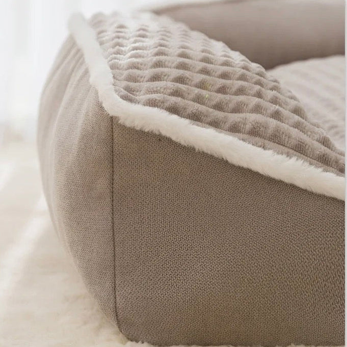 Hundebett mit Flanellbezug und weicher Füllung für Hunde | Torque