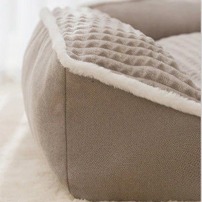 Hundebett mit Flanellbezug und weicher Füllung für Hunde | Torque