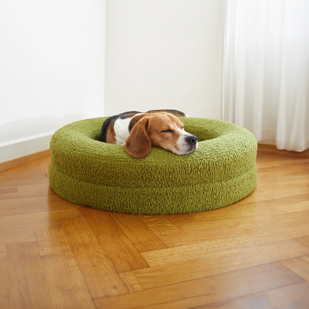 Hundebett mit Memoryschaum und Rundrand | Riffle