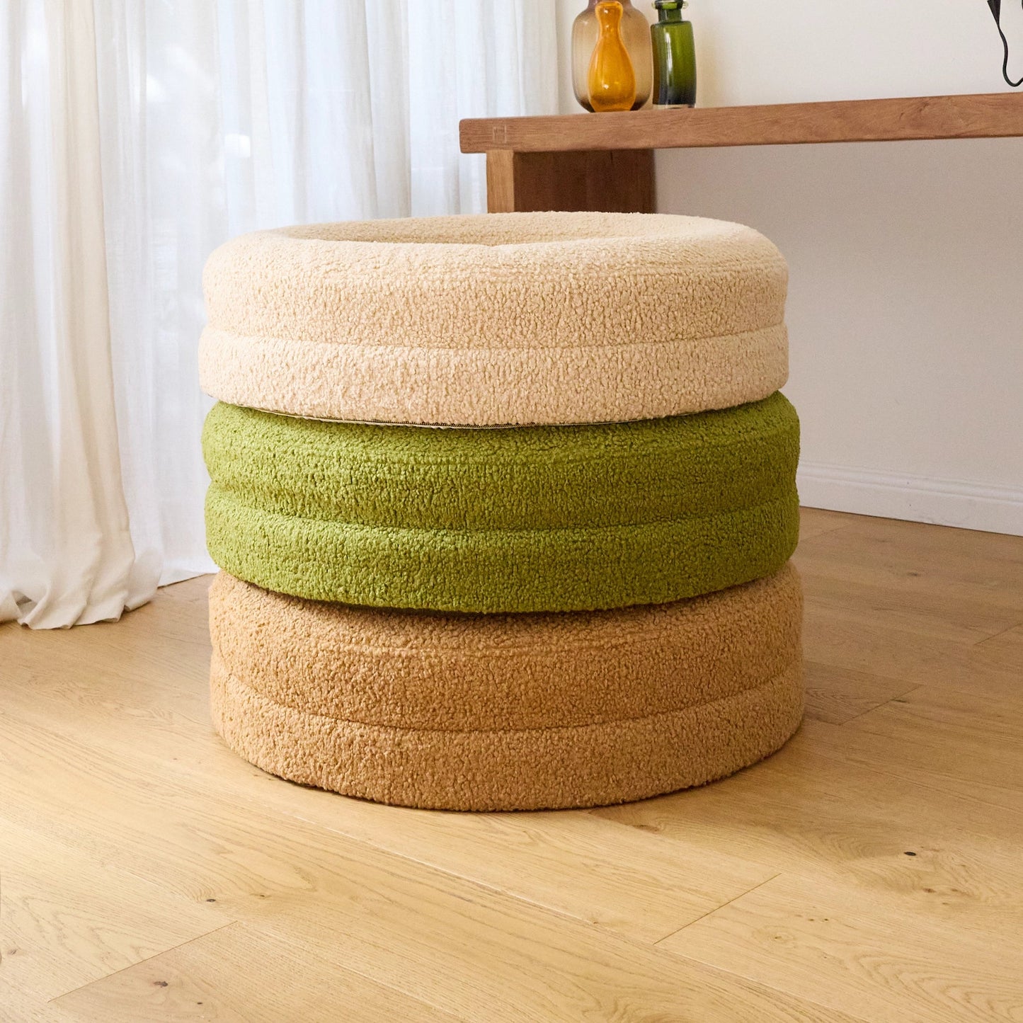 Hundebett mit Memoryschaum und Rundrand | Riffle