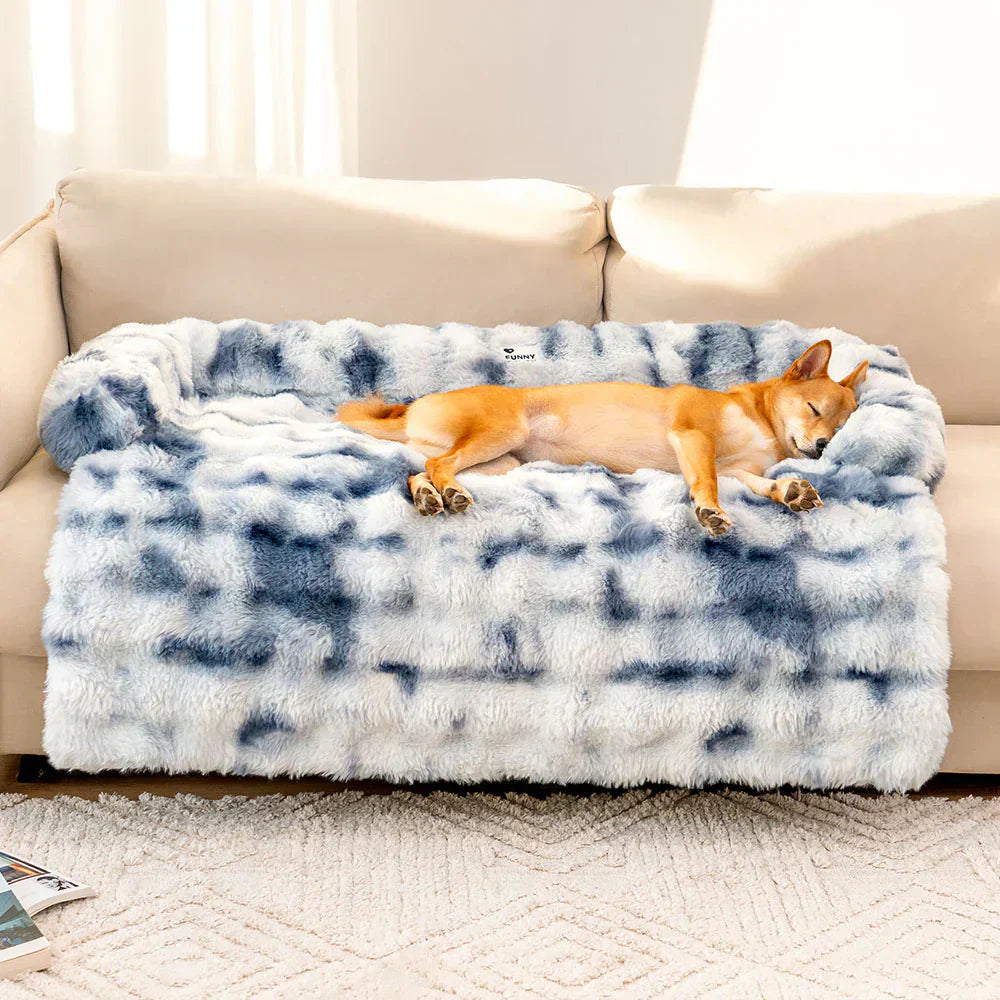 Hundebett mit Plüsch für Sofa und Winterkomfort | Niklaus