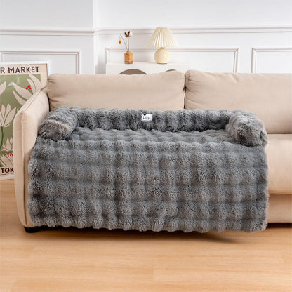 Hundebett mit Plüsch für Sofa und Winterkomfort | Niklaus