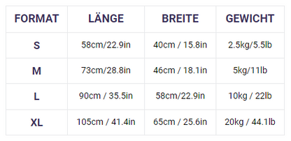 Hundebett mit Plüschfüllung und rutschfester Unterseite | Zephiro