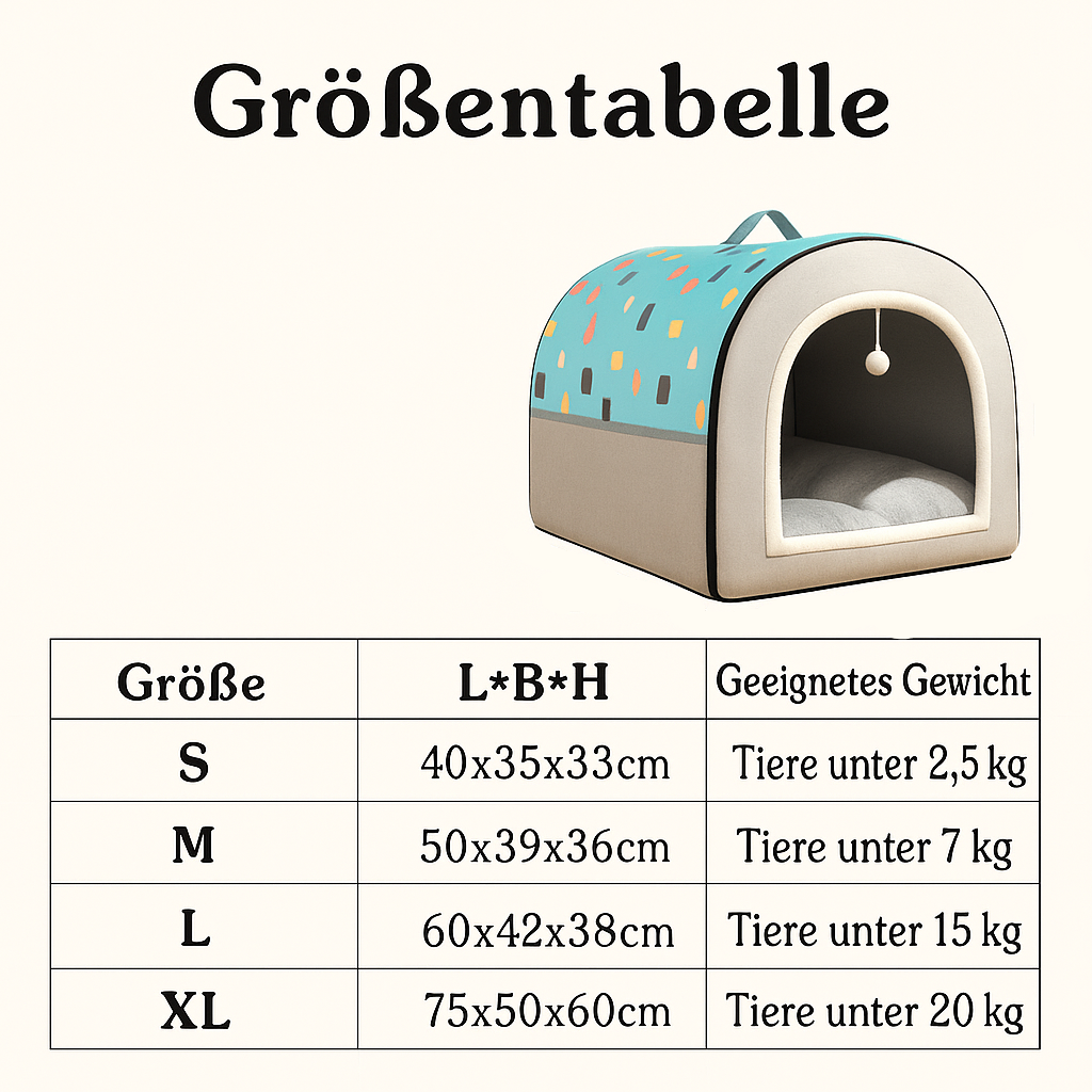 Hundebett mit Plüschrand und waschbarem Bezug | Udobed