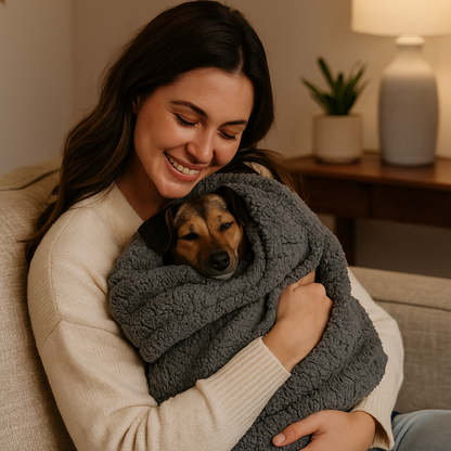 Hundedecke mit warmem Fleece für Sofa | Maxilon