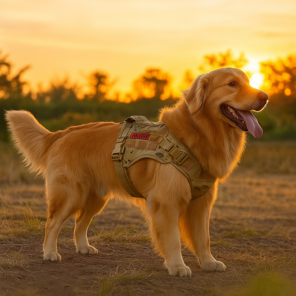 Hundegeschirr mit Kontrolle und MOLLE-System | GripTrek
