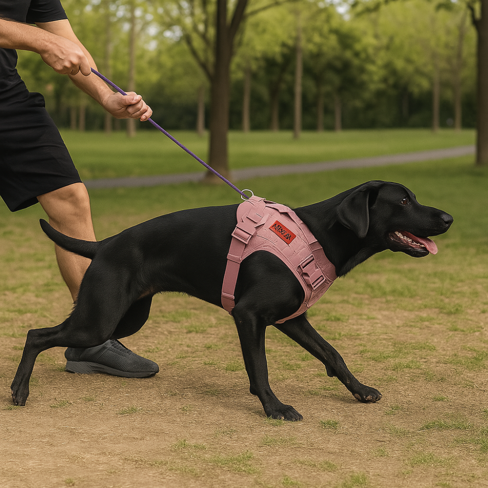 Hundegeschirr mit Kontrolle und MOLLE-System | GripTrek