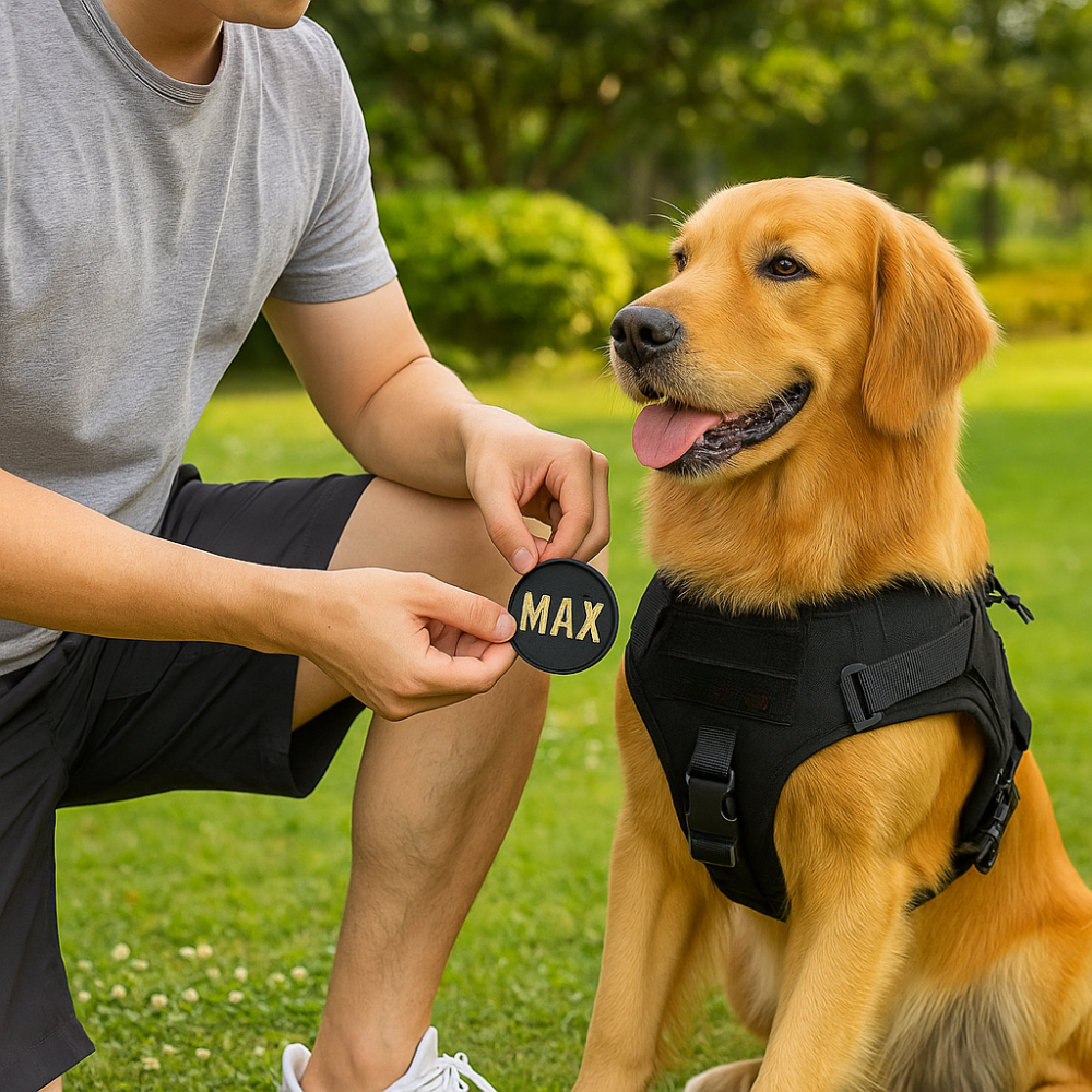 Hundegeschirr mit Kontrolle und MOLLE-System | GripTrek