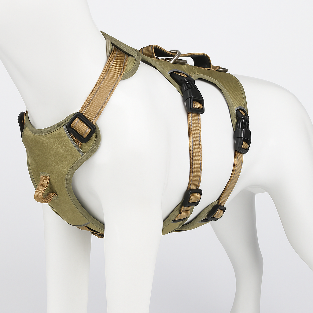 Hundegeschirr reflektierend für Spaziergänge und Training | PawaVest Pro