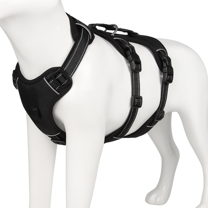 Hundegeschirr reflektierend für Spaziergänge und Training | PawaVest Pro