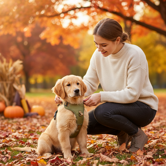 Hundegeschirr reflektierend für Spaziergänge und Training | PawaVest Pro