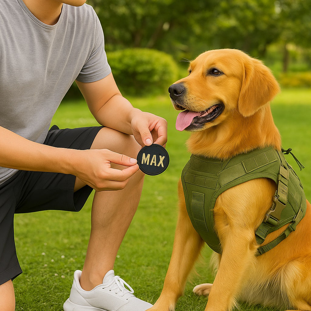 Hundegeschirr mit Kontrolle und MOLLE-System | GripTrek