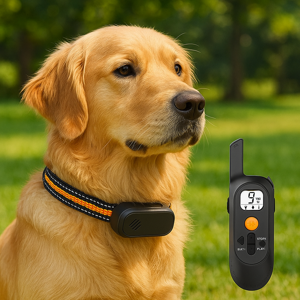 Hundehalsband mit Aufnahmefunktion und Vibrationsmodus | Hushero