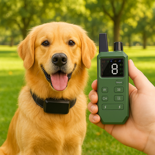 Hundehalsband mit Fernbedienung und Lichtfunktion | Voltino