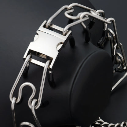 Hundehalsband mit Metallschlaufen und Gummipins für Training | Mervali