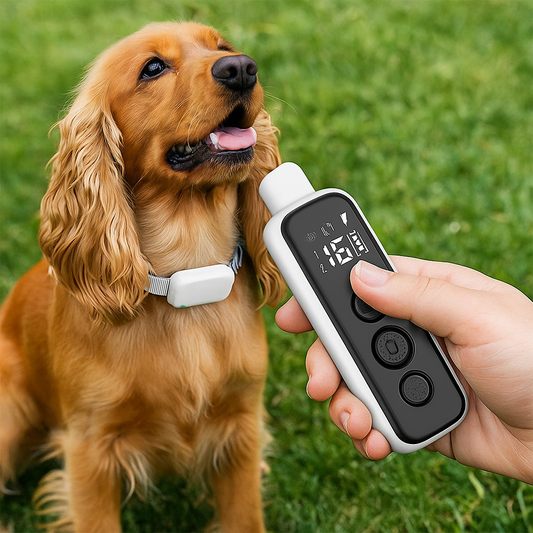 Hundehalsband mit Ton Vibration Fernbedienung für Hunde | Trazino